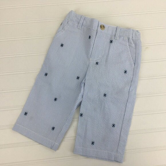 New Kitestrings by Hartstrings Striped Seersucker Pants Infant Boys Sz 6-9 mo - Picture 1 of 6